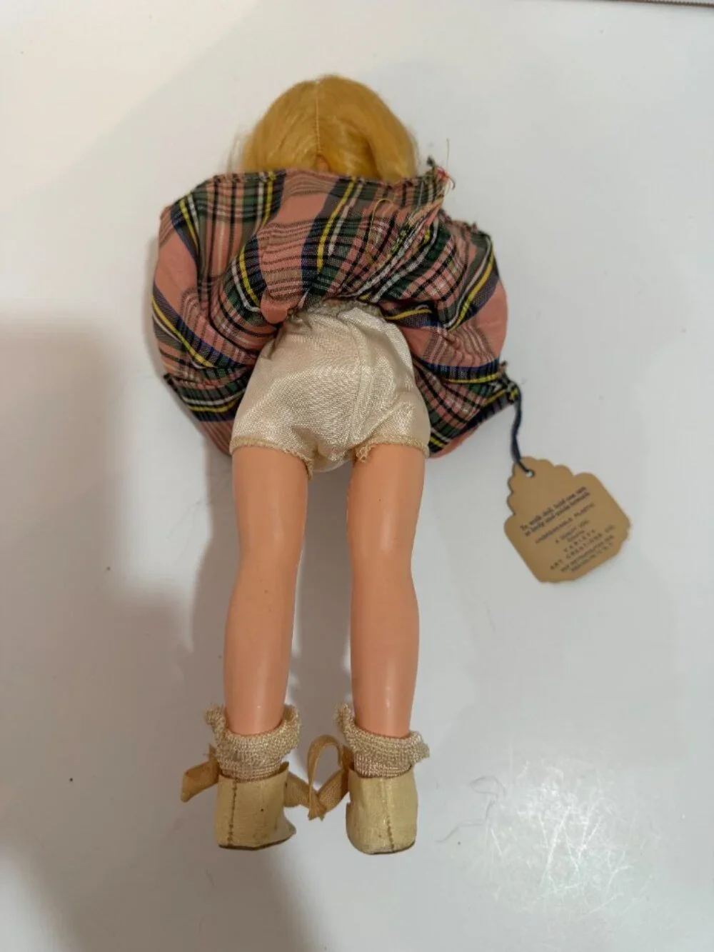 Vintage Winnie Walker doll from the 1940s or 1950s head turns as legs walk